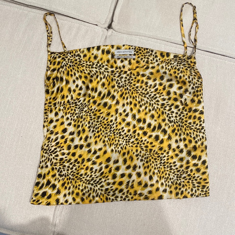 Animal print urban outfitters tank